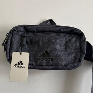 Adidas Charcoal Gray Men's Belt Bag